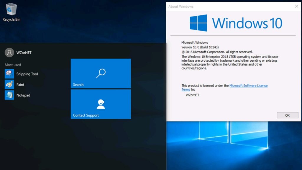 Windows 10 Enterprise 