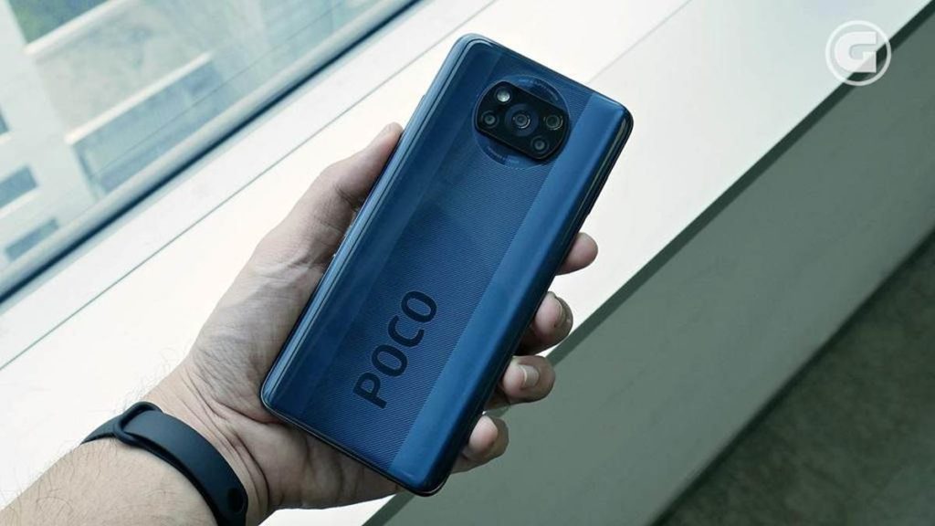 tampilan bodi belakang Xiaomi Poco X3 NFC