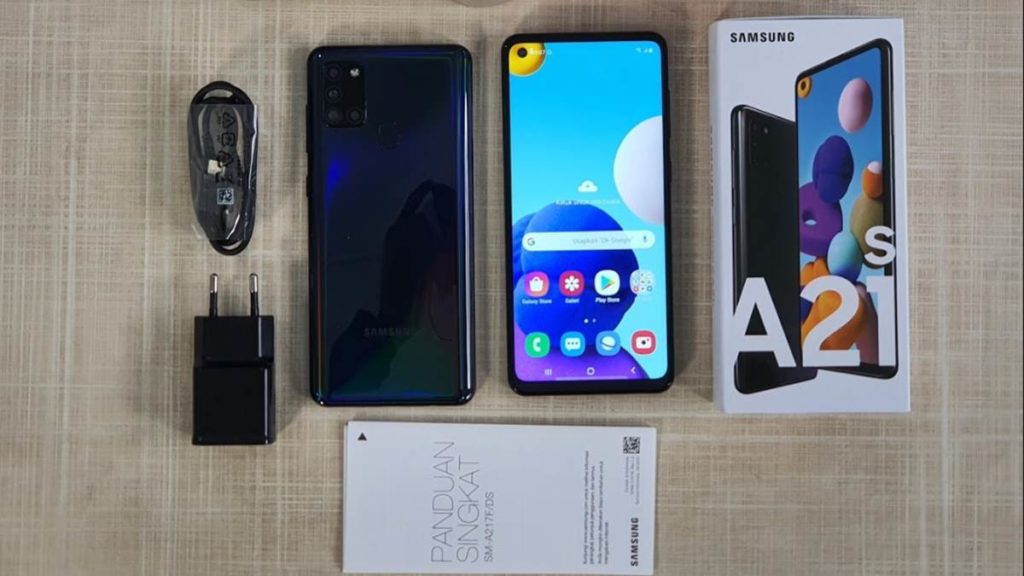 unboxing Samsung Galaxy A21s