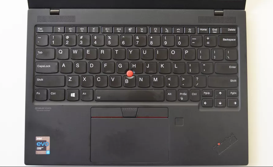 Lenovo ThinkPad X1 Nano keyboard