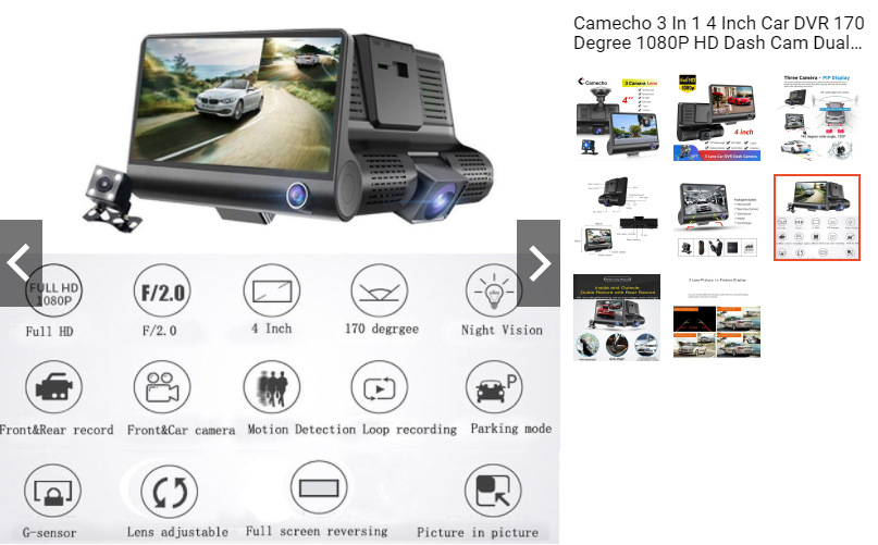 Camecho 3 in 1 4 inch