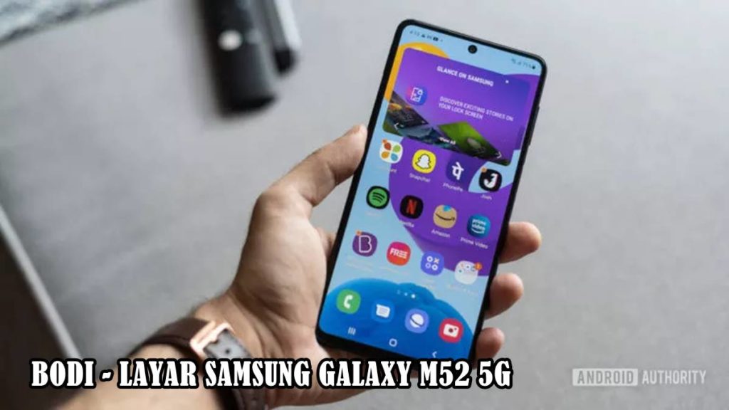 bodi - layar Galaxy M52 5G