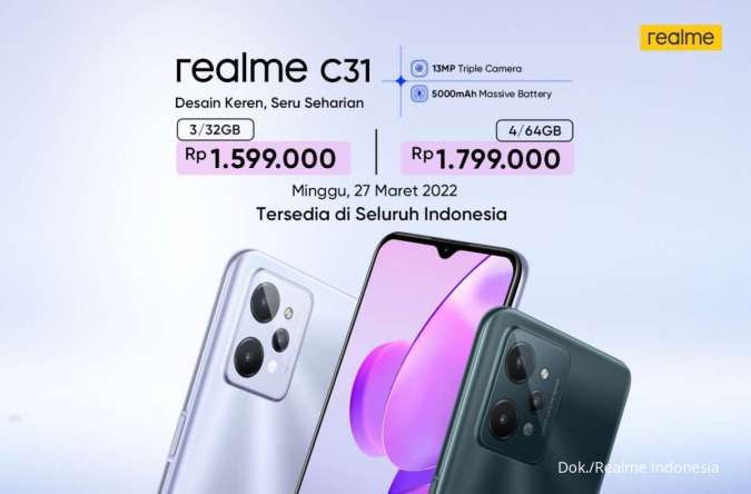Handphone Realme C31
