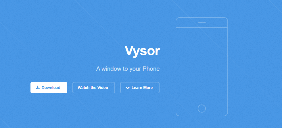 Aplikasi Vysor mnhubungkan Hp ke laptop dengan mudah
