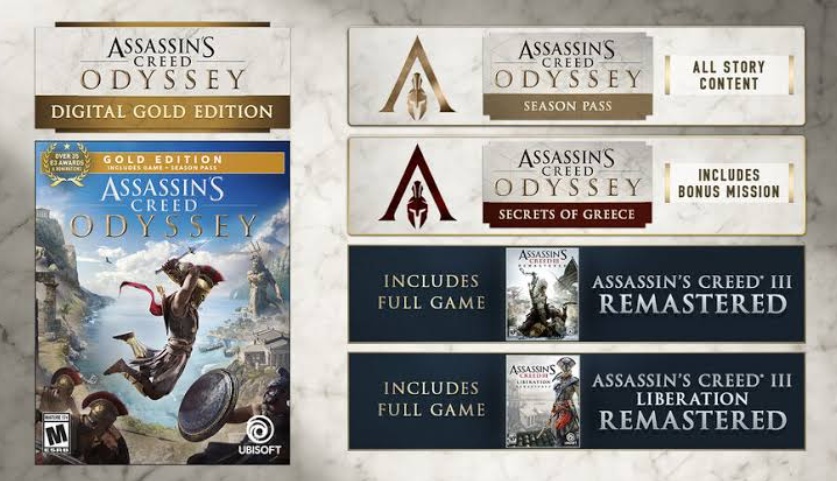 Assassin's Creed Odyssey Digital Gold Edition