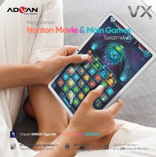 Rekomendasi Tablet Advan VX