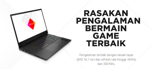 Spesifikasi OMEN 16 B0172TX by HP Laptop Gaming Harga Terjangkau
