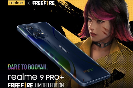 Ponsel Realme 9 Pro+ Terbaru Free Fire Limited Edition