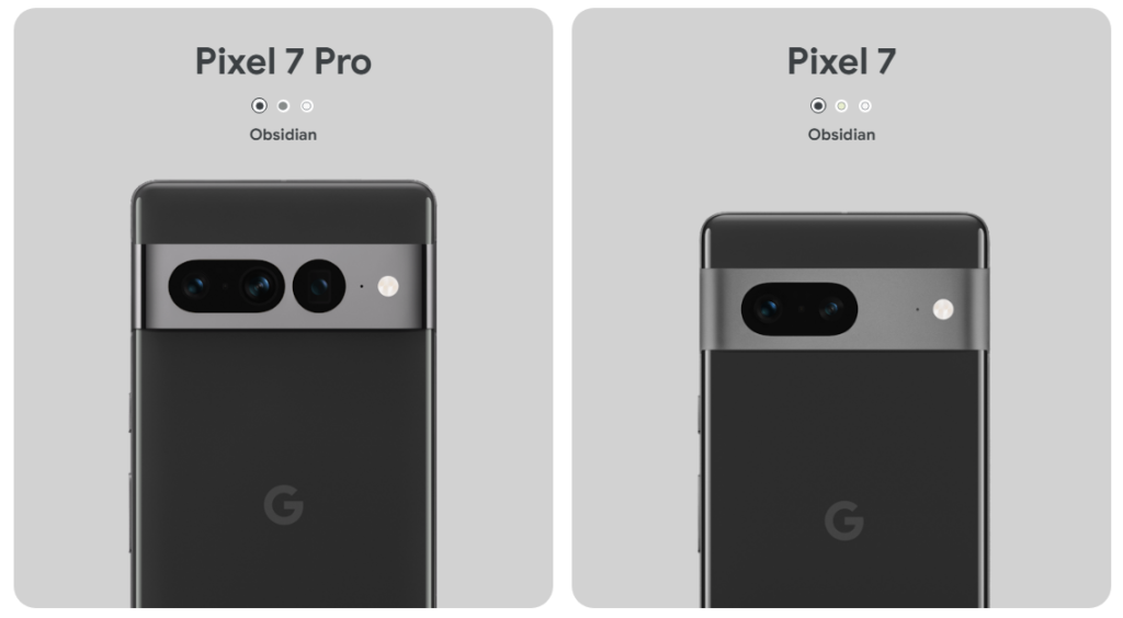 Konfigurasi kamera Google Pixel 7 series