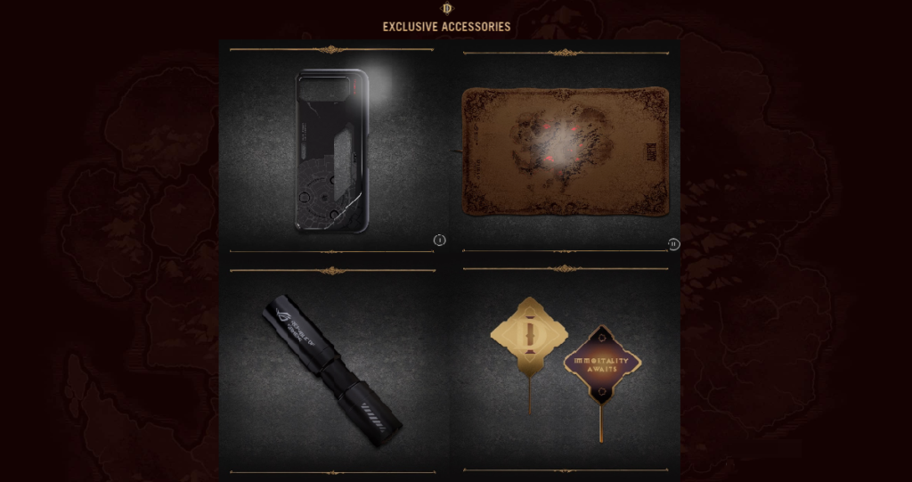 Aksesoris eksklusif Asus ROG Phone 6 Diablo Immortal Edition
