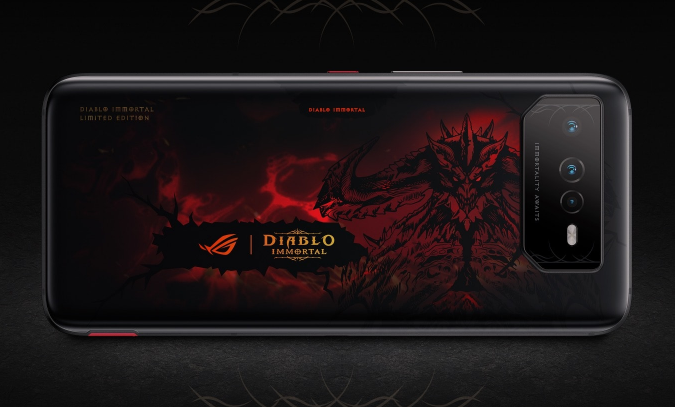 Desain Asus ROG Phone 6 Diablo Immortal Edition