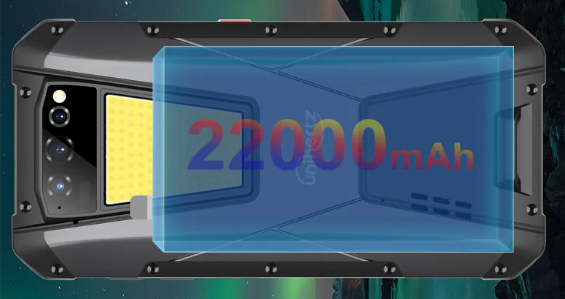 Baterai 22000 mAh dalam Unihertz Tank