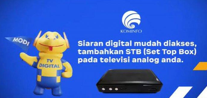 Pasang STB ke TV tabung dengan STB bersertifikasi Kominfo
