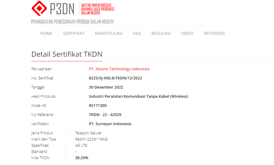 Redmi Note 11 Pro 2023 di TKDN