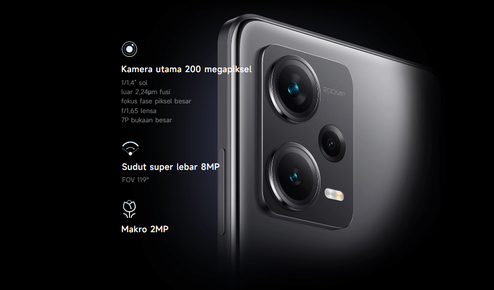 Kamera Redmi Note 12 Pro Plus 200 MP